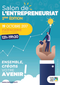 Affiche Salon Entrepreneuriat Creil 2017